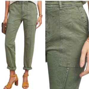 Anthropologie The Wanderer Pants Women’s green printed pants size 31